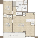 広々ファミリータイプ(間取)